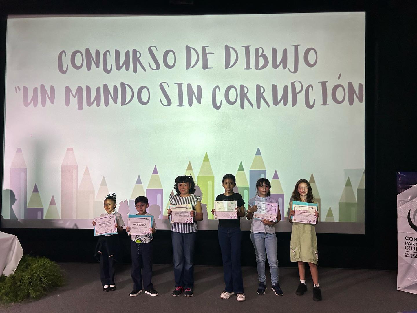 Segundo Concurso de Dibujo Infantil Un mundo Sin Corrupción