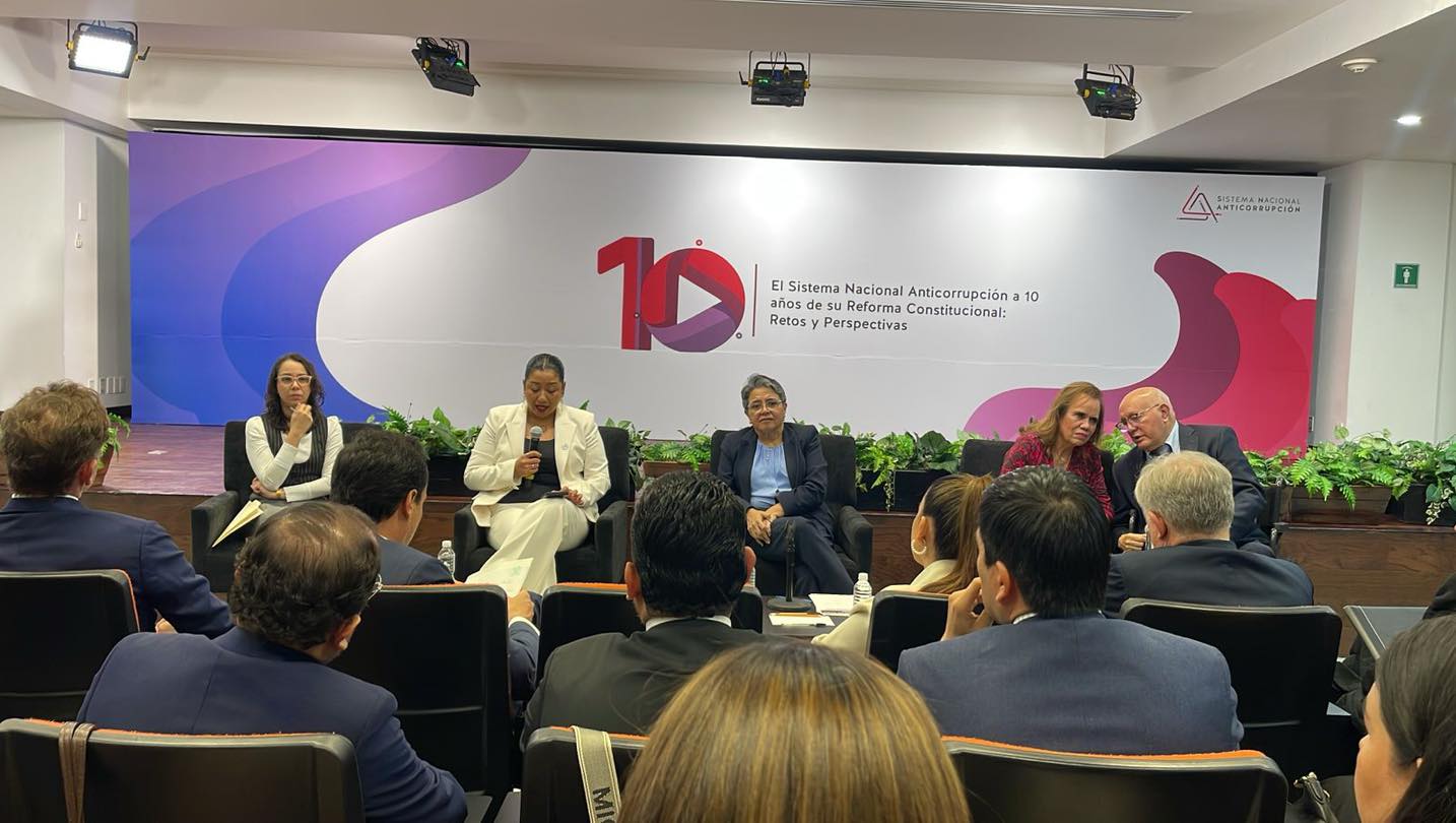 En el Marco de la Conmemoración del Sistema Nacional Anticorrupción a 10 años de su Reforma Constitucional: Retos y Perspectivas.