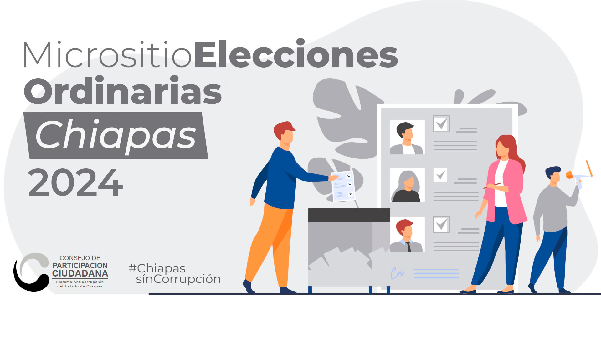 Micrositio de Elecciones Ordinarias Chiapas 2024
