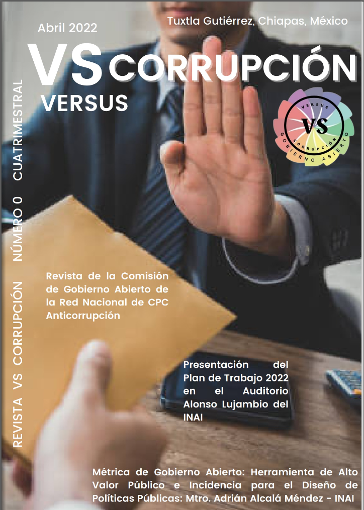 Revista Vs Corrupción de la Comisión de Gobierno Abierto de la Red Nacional de CPC's, número 0