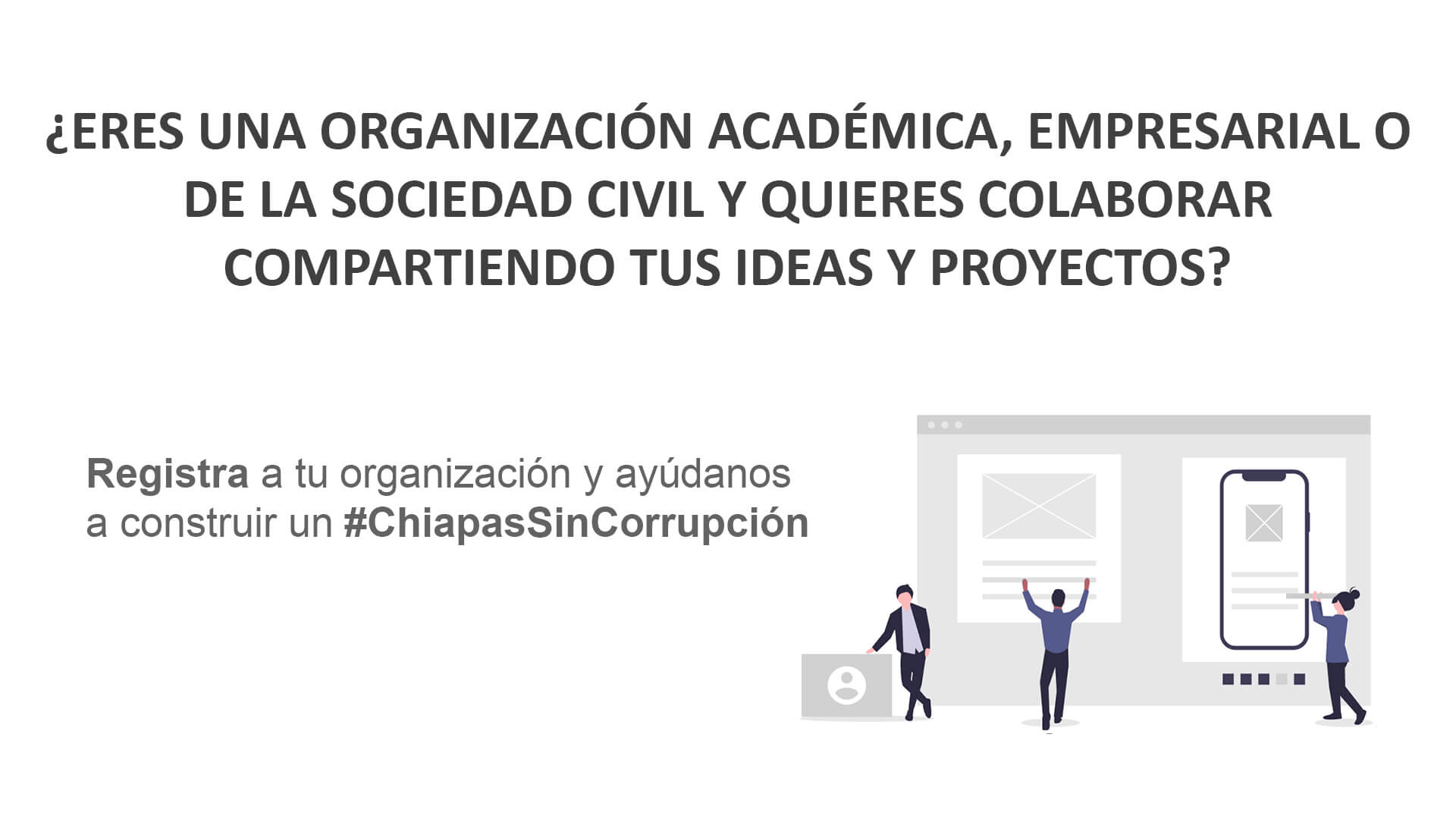 Registra tu Organización y Trabaja con Nosotros