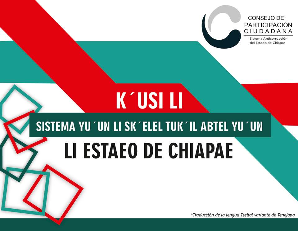 ¿Qué es el Sistema Anticorrupción del Estado de Chiapas? (Versión en Tseltal)